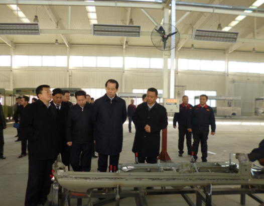 1月22日，石家莊市委副書記、市長王亮到我公司調(diào)研調(diào)研