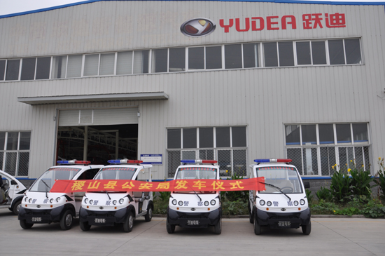 山西電動巡邏車發(fā)車，“牽走”稷山縣居民煩惱