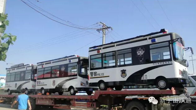 保定躍迪移動警務(wù)室批量發(fā)車，全方位零距離服務(wù)群眾