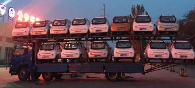 躍迪電動汽車批量發(fā)車邢臺——同呼吸，共行動