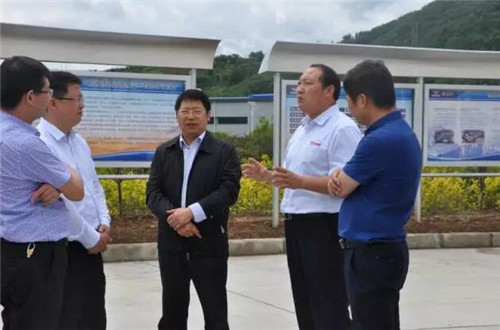 陜西省商洛市常務(wù)副市長(zhǎng)聽取陜西躍迪公司發(fā)展情況