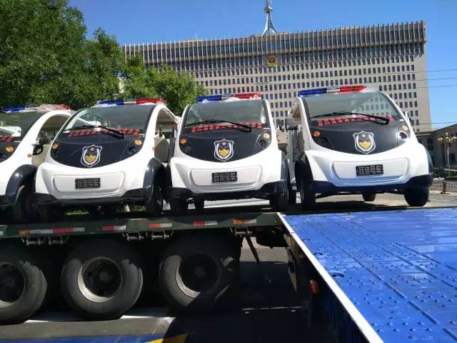 躍迪警用電動(dòng)巡邏車(chē)批量發(fā)往呼和浩特市公安局
