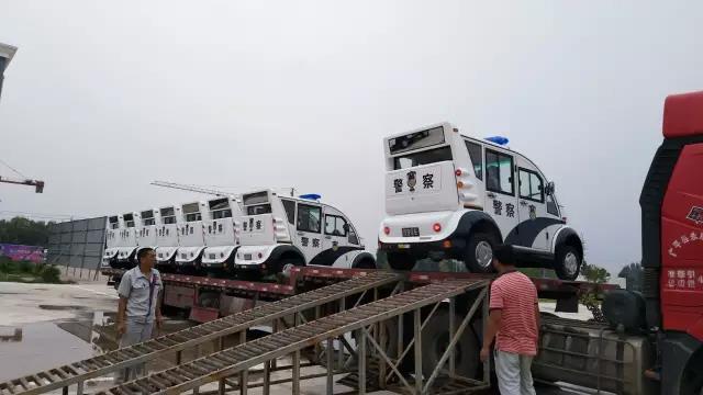 【助力城市發(fā)展】批量躍迪電動(dòng)警用巡邏車(chē)發(fā)往重慶